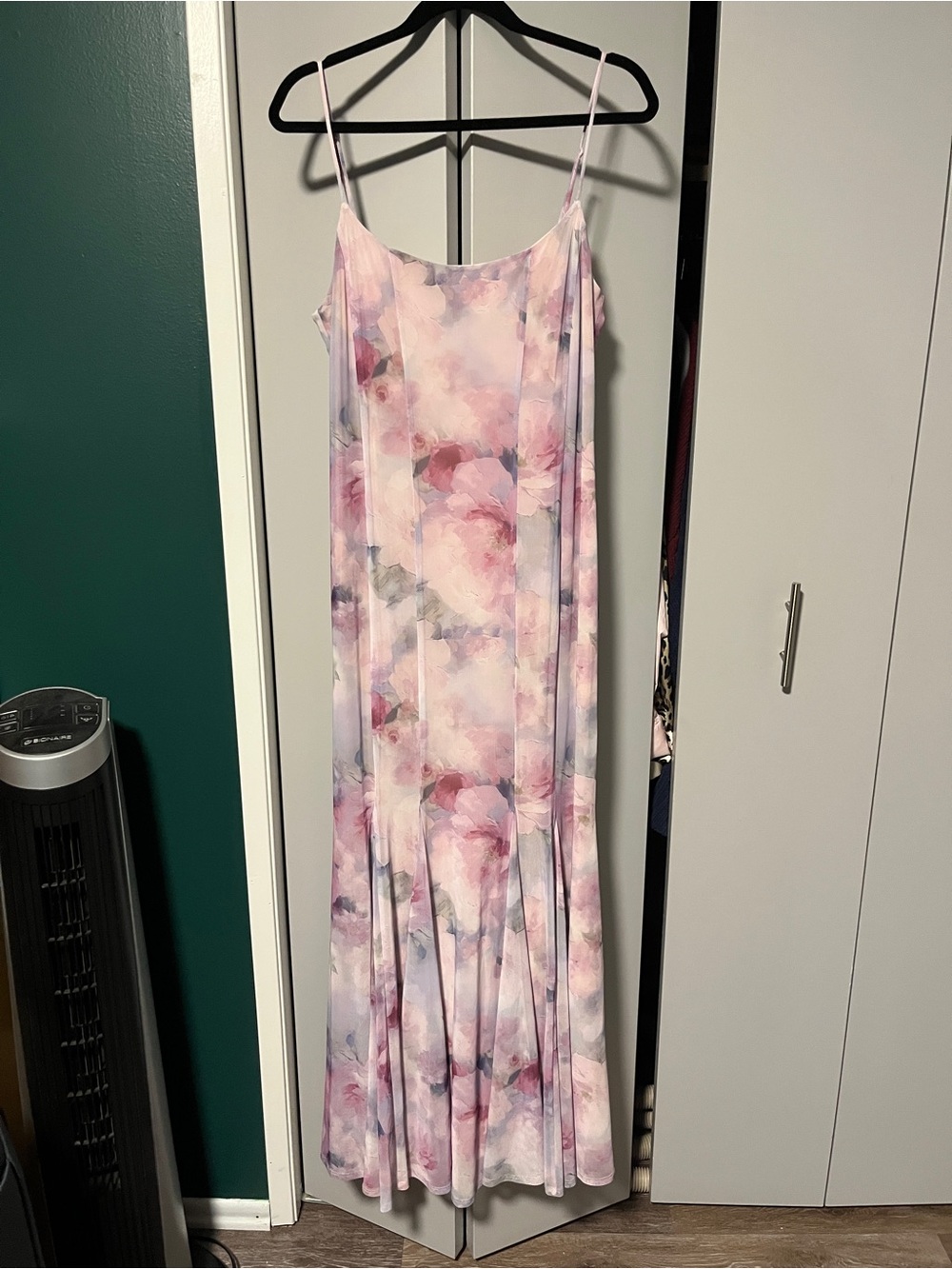 Dynamite Pastel Floral Maxi Slip Dress